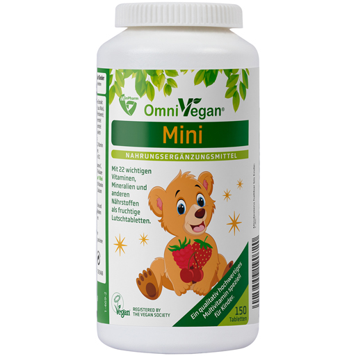 OMNIVEGAN mini Multivitamine f.Kinder Lutschtabl.  150 St  Lutschtabletten