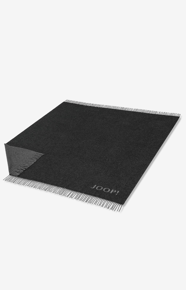 Plaid Fine Doubleface in Anthrazit/Graphit