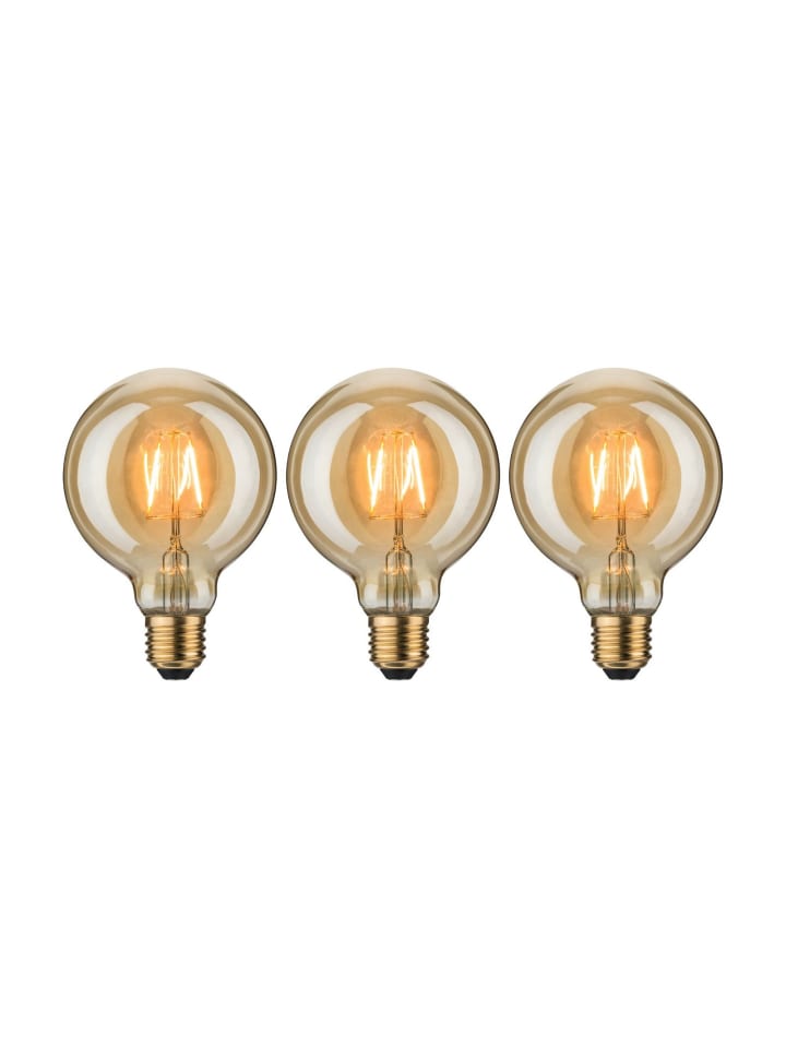 paulmann Leuchtmittel Bundle 3x LED Vintage Globe 95 günstig kaufen onesize