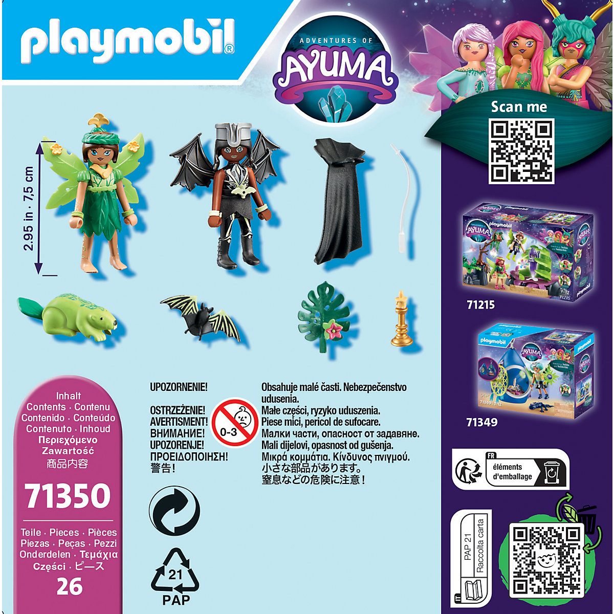 PLAYMOBIL® 71350 Forest Fairy & Bat Fairy mit Seelentieren