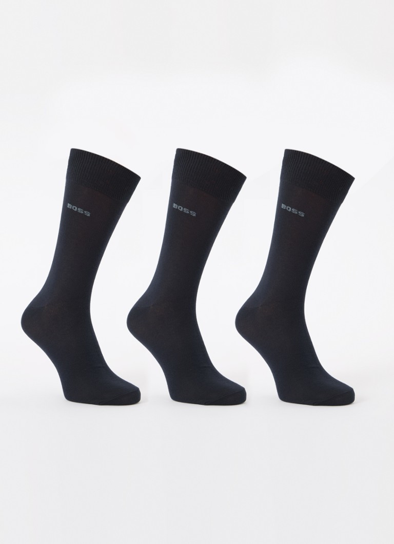 Șosete cu logo HUGO BOSS, set de 3