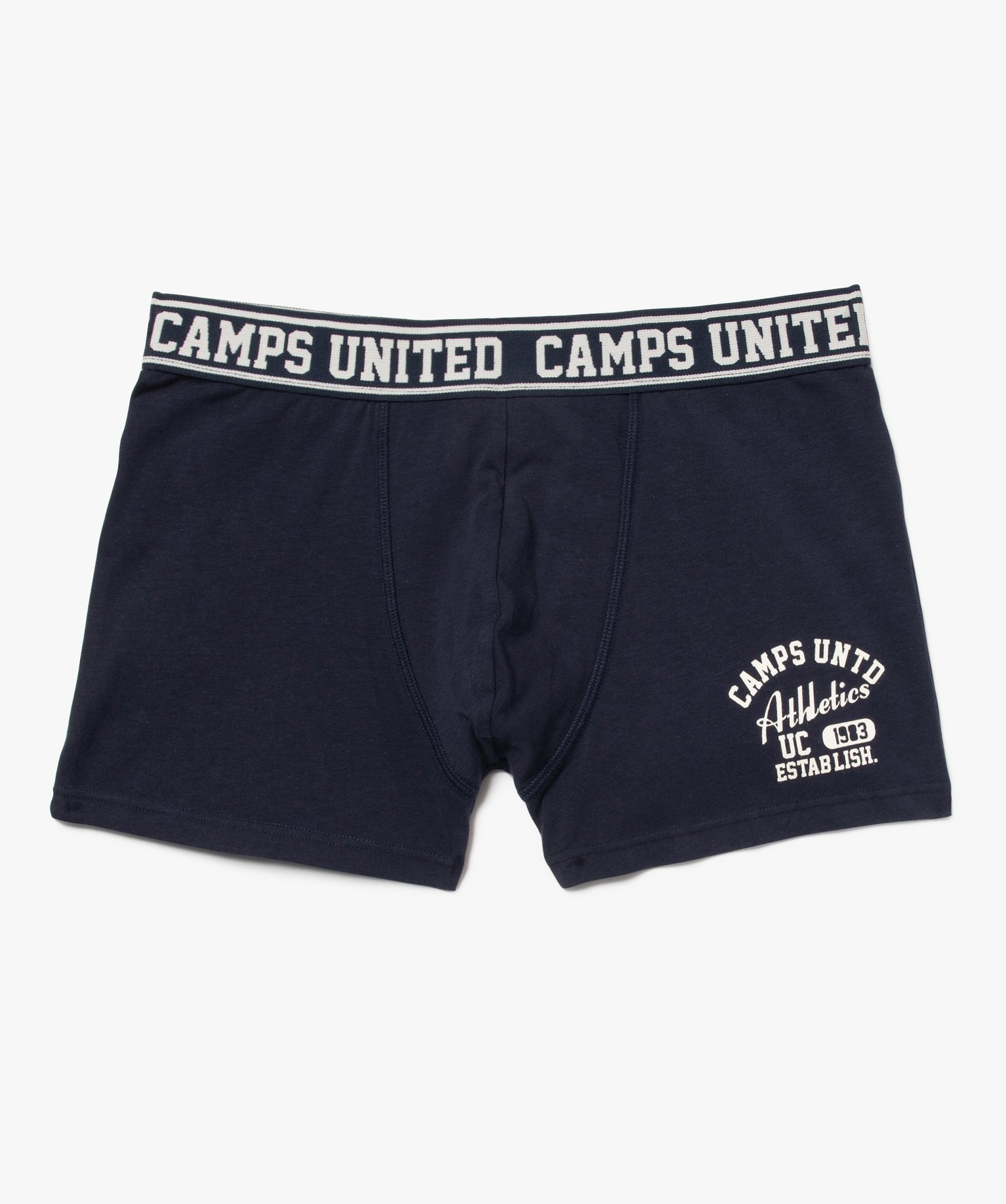 Boxer en coton extensible imprimé homme - Camps United marine | GEMO