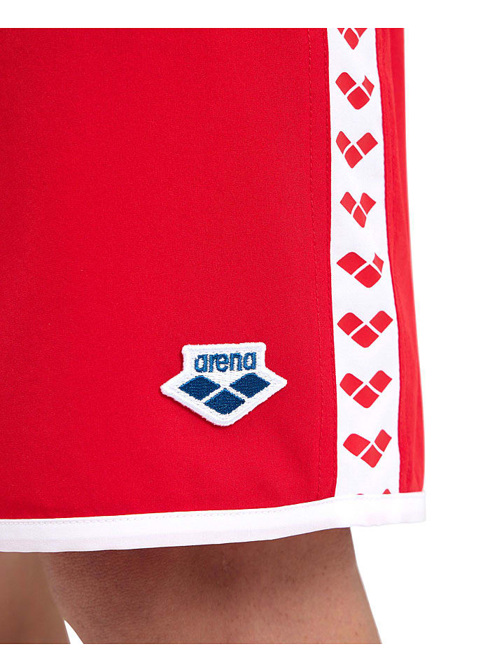 Arena Badeshorts in Rot/ Weiß günstig kaufen