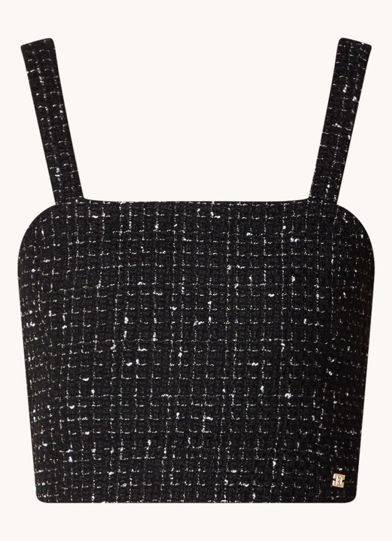 Top NIKKIE Zizzy Tweed cu lurex