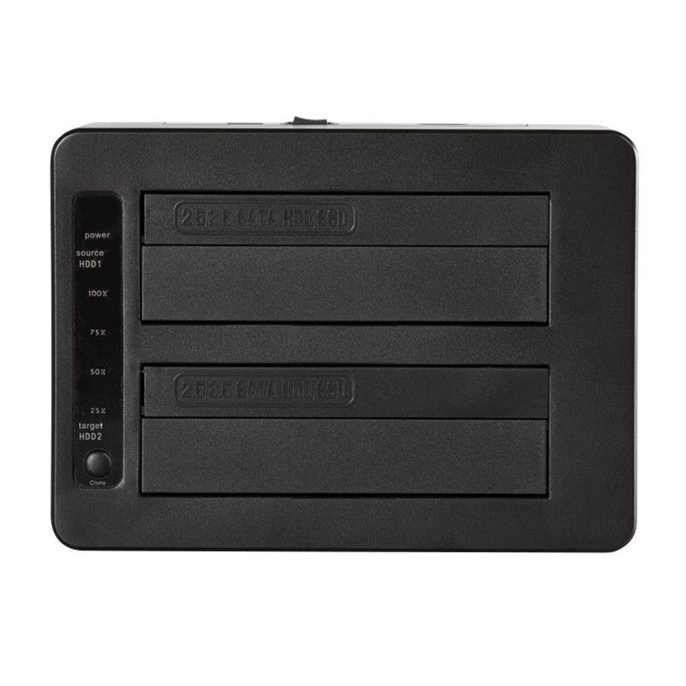 LogiLink Festplatten-Dockingstation QP0028, (1 St., USB 3.1 Gen 2 Quickport), 2-Port für 2,5/3,5
