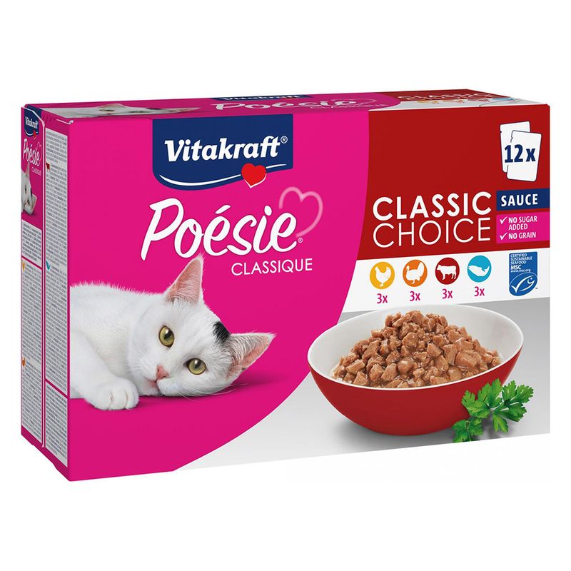 Vitakraft Poésie Classic Sauce Mixpaket zu TOP-Preisen | bitiba %