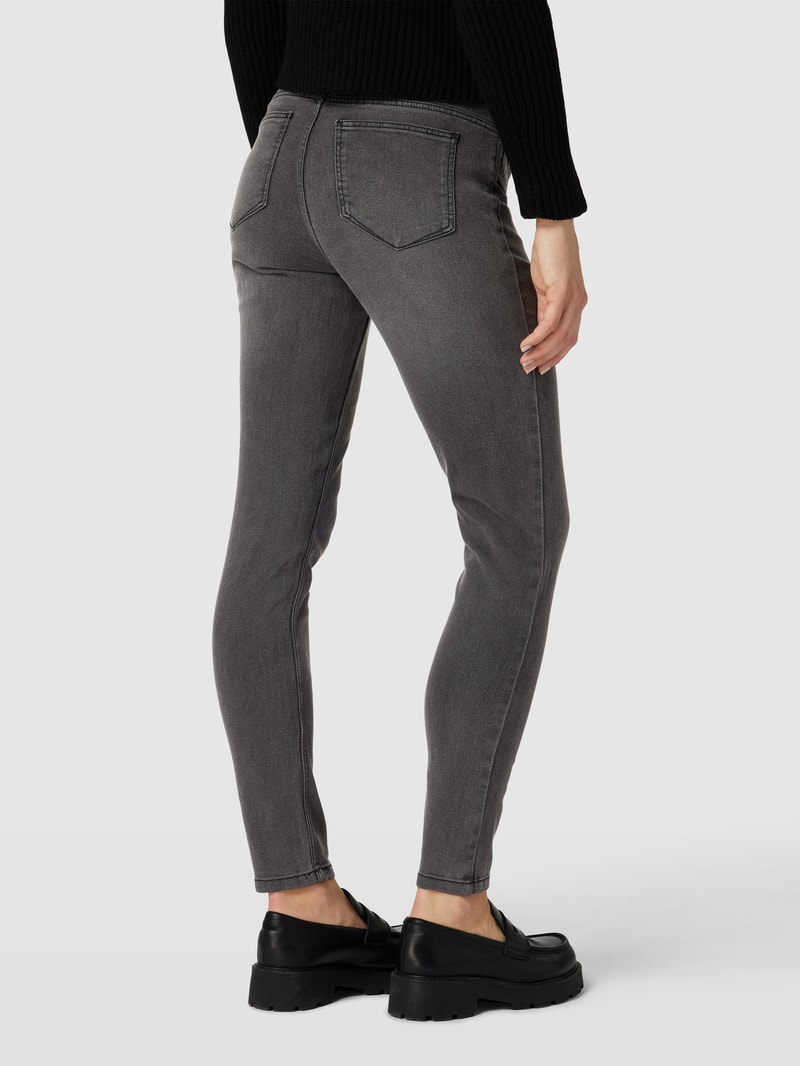 Skinny Fit Umstands-Jeans mit Stretch-Anteil Modell 'NEWAMY' in dunkelgrau