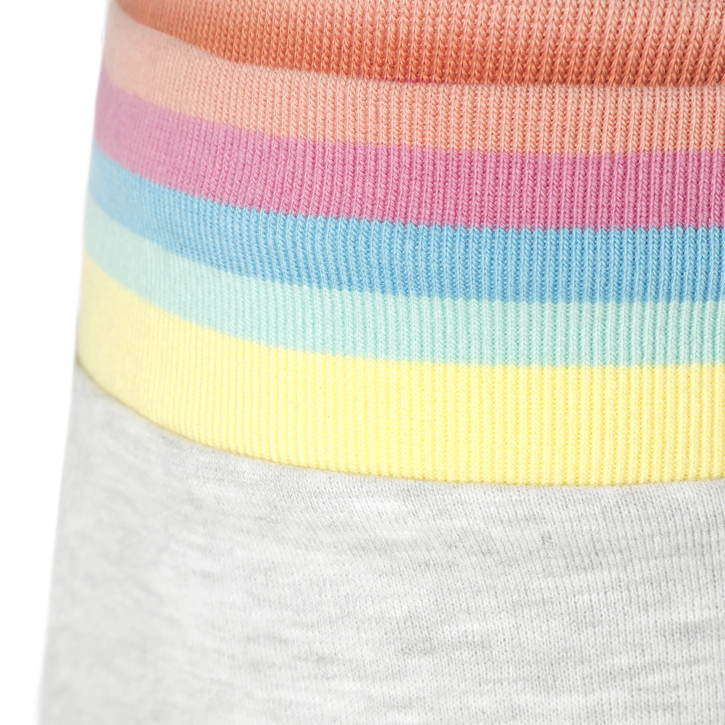 Rainbow Cotton Shorts Damen - Grau, Mehrfarbig