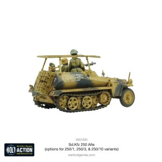 Sd.Kfz 250 (Alte) Half-Track (Options to make 250/1, 250/3 or 250/10 Variants)