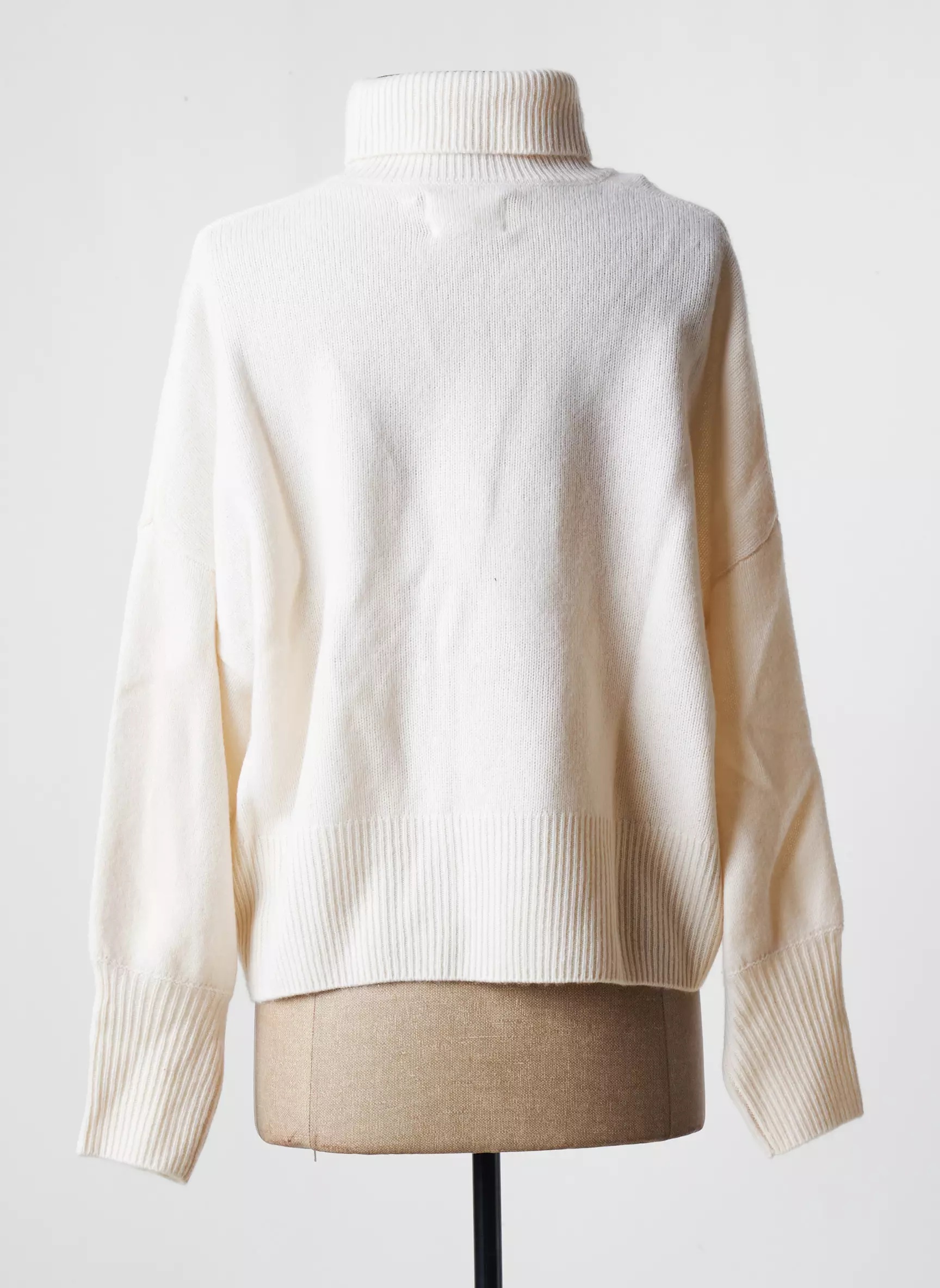 Les Tricots De Lea Cols Roules Femme couleur beige