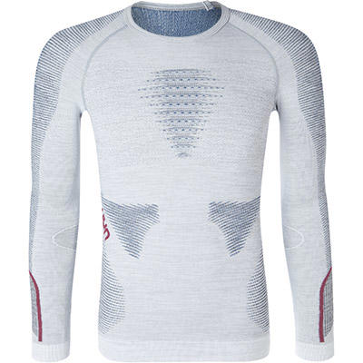 UYN, Funktionsshirt, Mikrofaser, weiß meliert