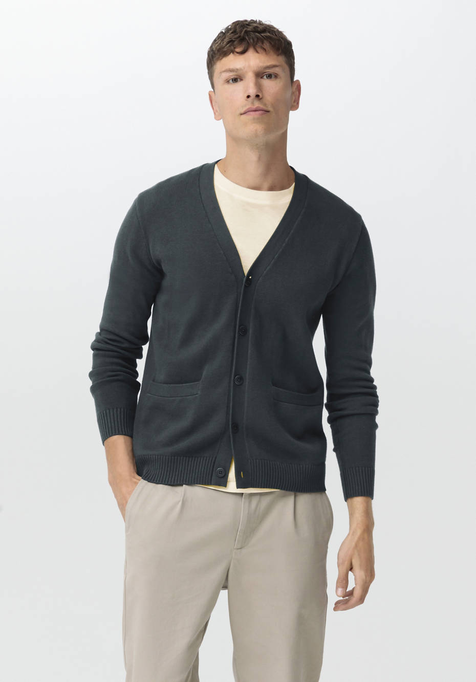 Cardigan aus reiner Bio-Baumwolle