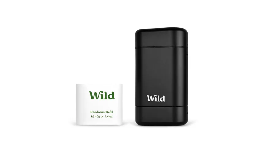 Wild Deodorant Black & Ocean Mist Startpaket Nachfüllbar 40 g