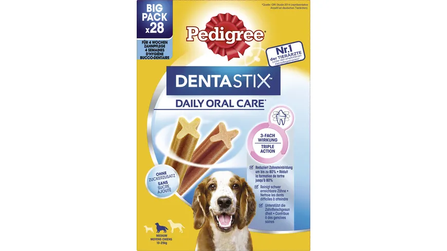 PEDIGREE® DENTASTIX™ Daily Oral Care Karton Multipack 720 g