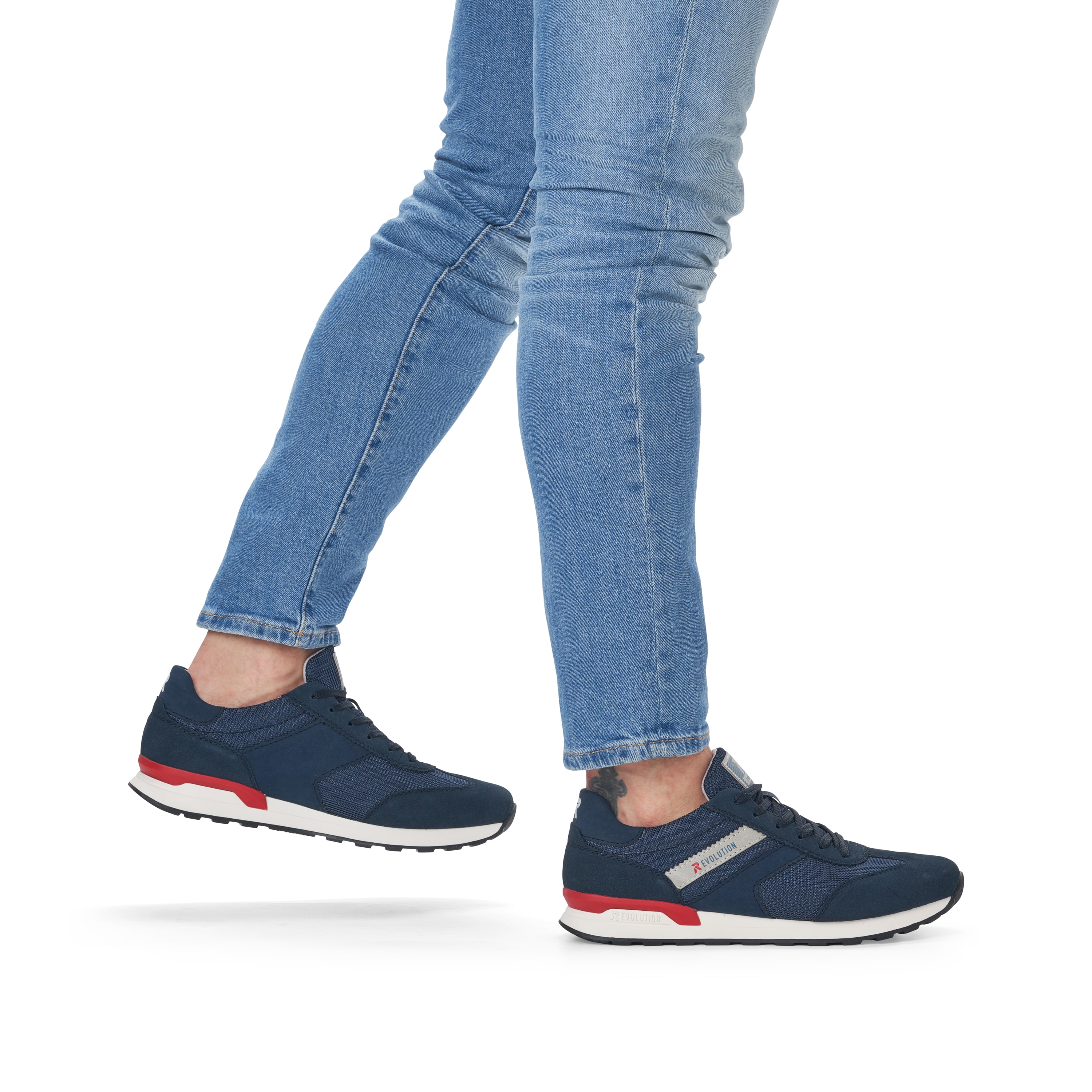 Rieker Herren Sneaker Low atlantic blue