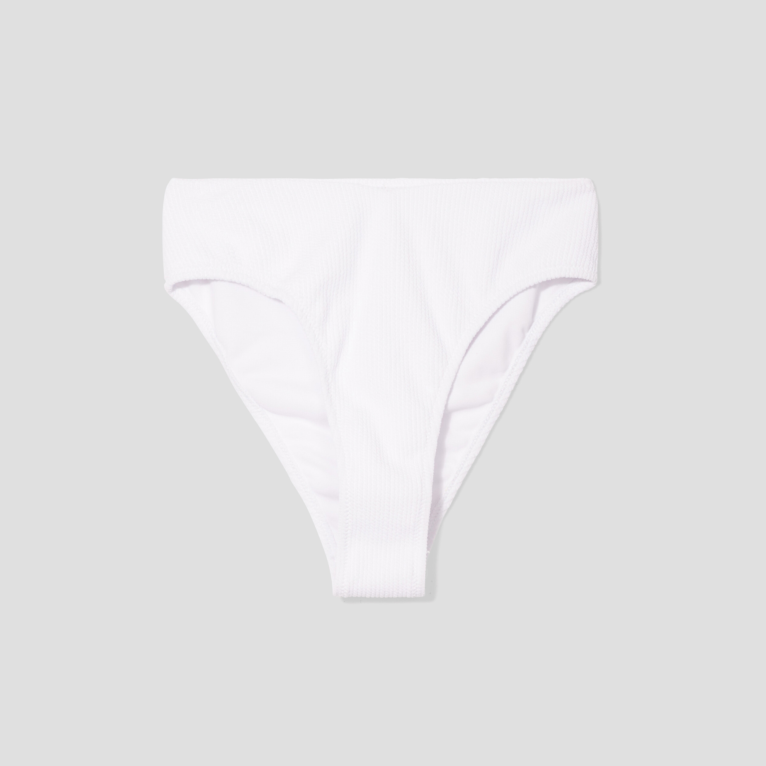 Bas de maillot de bain culotte haute blanc femme | La Halle