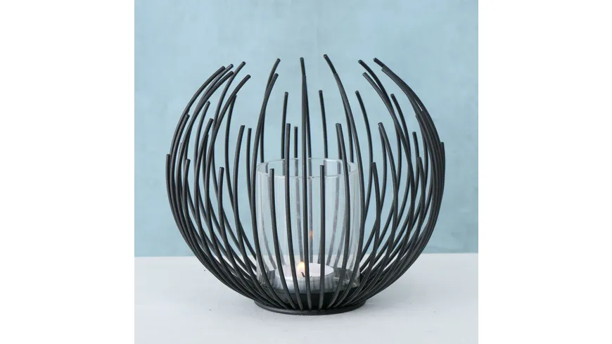 Boltze Windlicht Cylon schwarz
