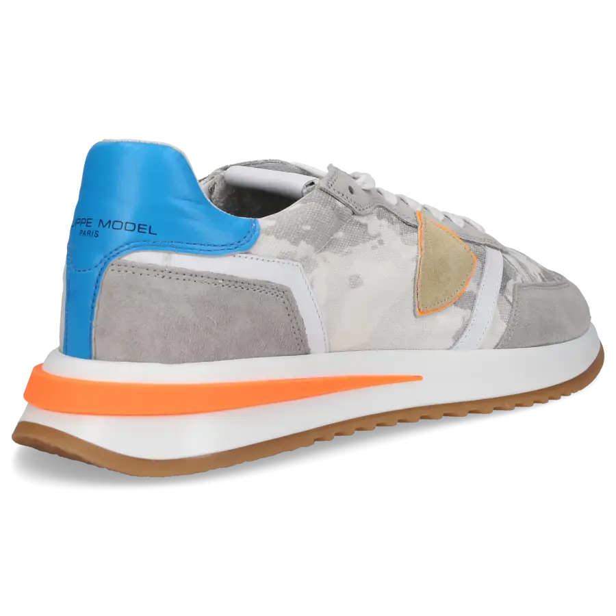 Philippe Model - Sneaker low TROPEZ 2.1 Veloursleder Textil - grau