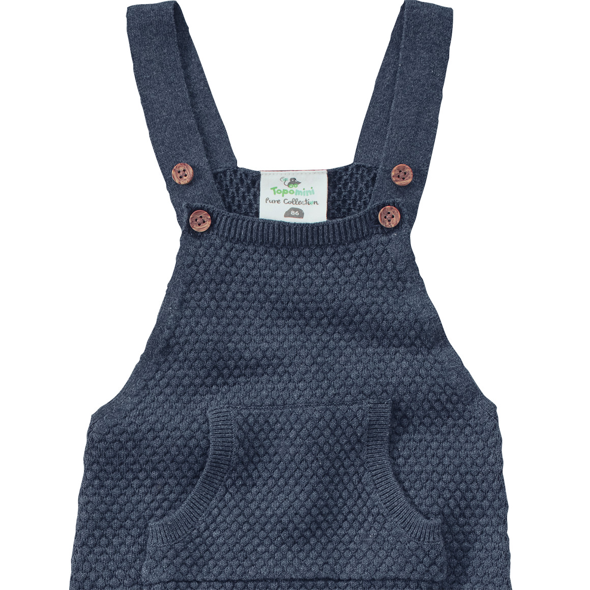Baby Stricklatzhose mit Kängurutasche