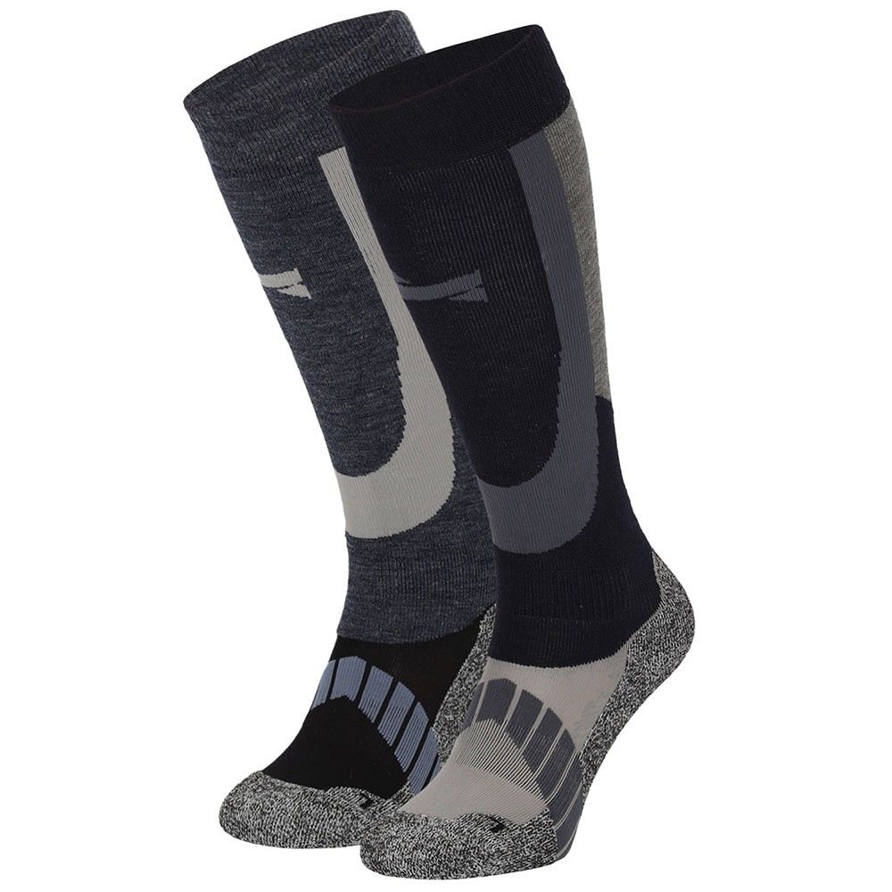 Xtreme 2 Paar Multi Navy Unisex Skisocken