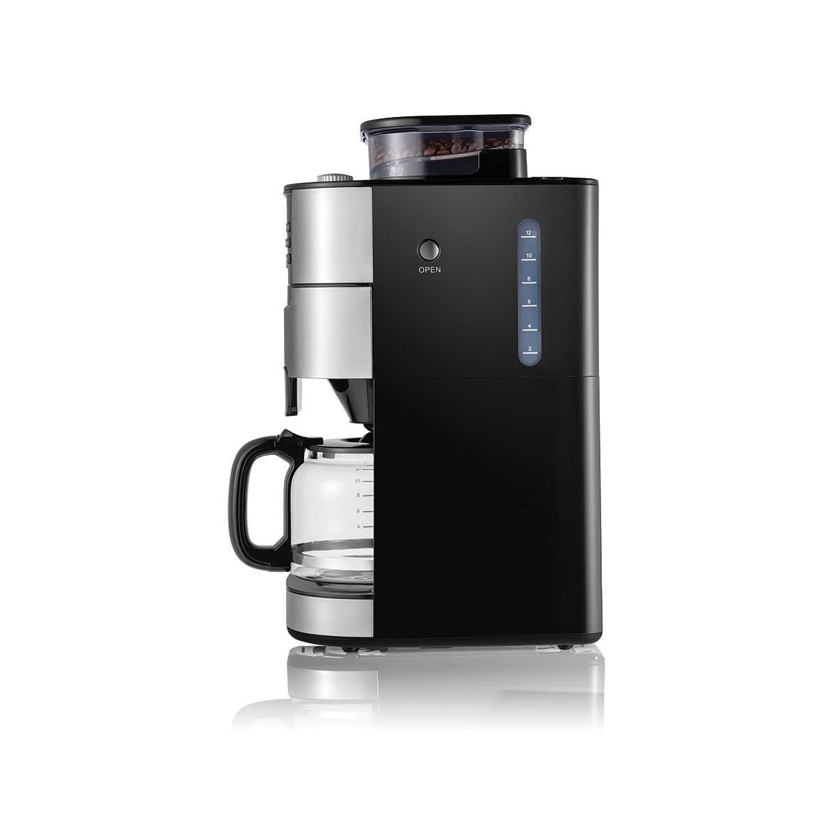 Arzum Kaffeemaschine mit Mahlwerk Brewtime Fresh Grind Filterkaffeemaschine Kaffeemaschine mit Mahlwerk