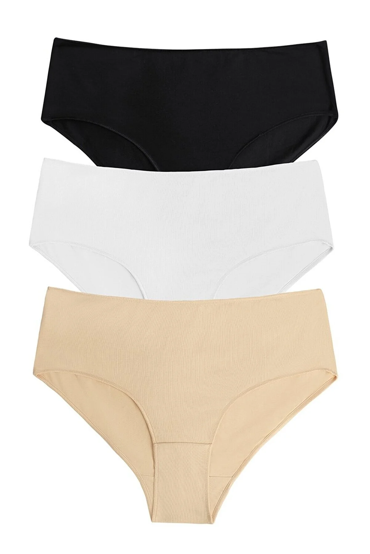 SUWEN  3er-Pack Slip-Slips mit hoher Taille