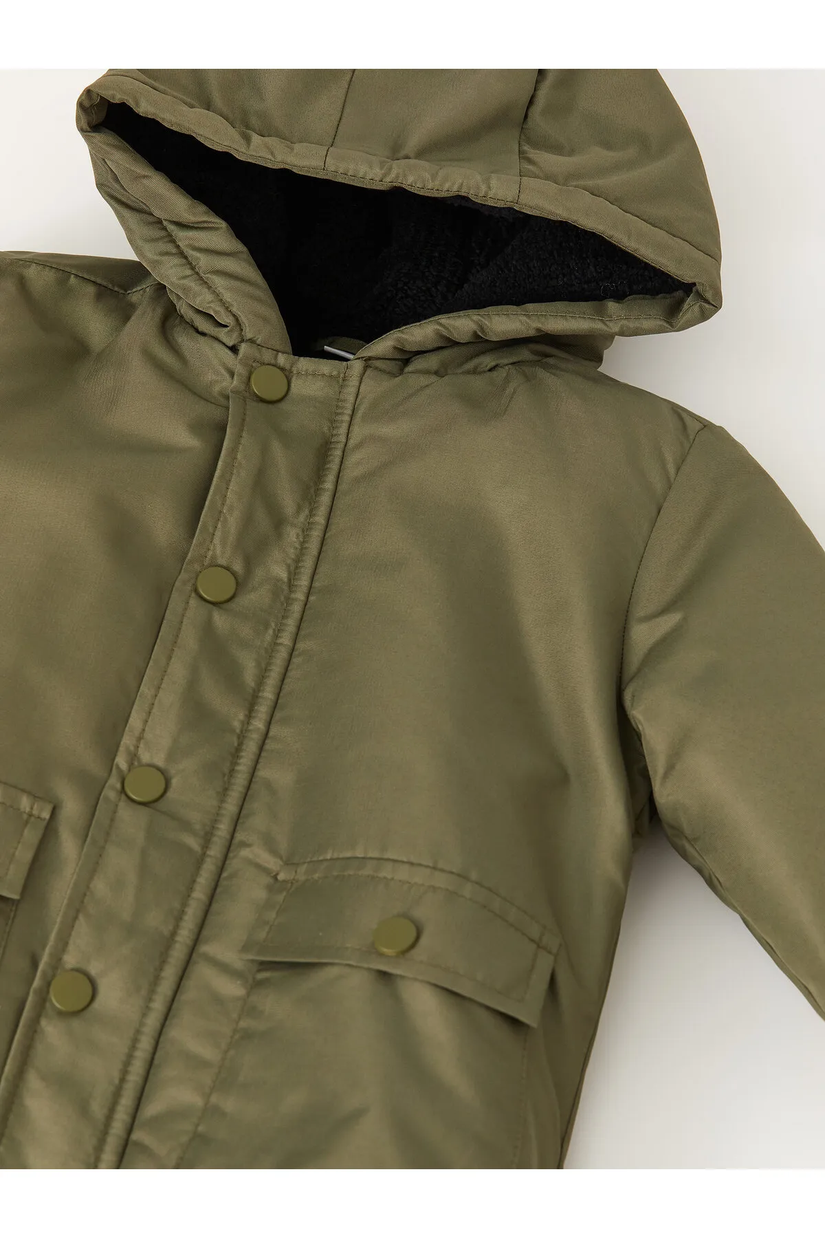 LC Waikiki  Langärmliger Mantel mit Kapuze für Jungen