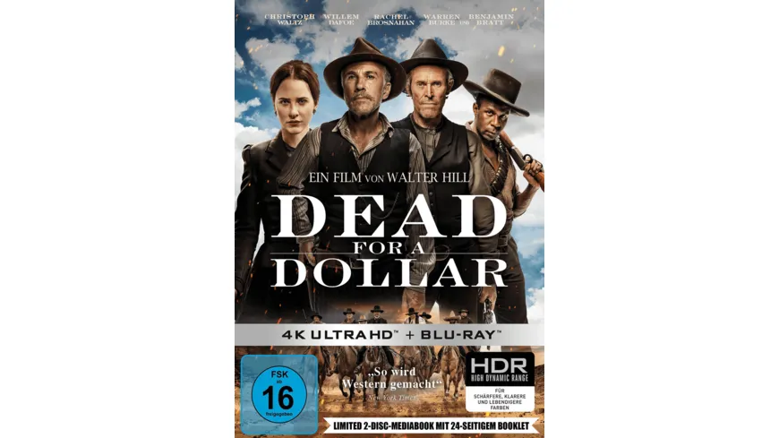 Dead for a Dollar LTD. - Limitiertes 4K 2-BD-Mediabook samt FSK-Umleger (Müller exkl.)