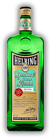 Helbing Kümmel 1,0 Liter Helbing Kümmel 1,0 Liter HELBING ist das Original und Nationalgetränk der Hamburger. 1	 Liter - Vol 35%