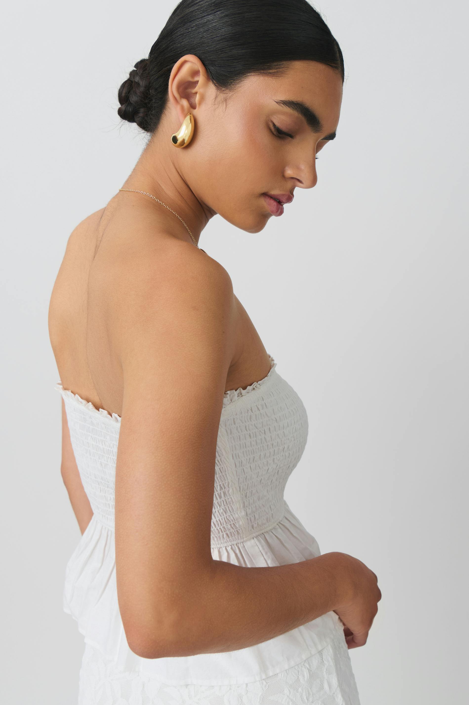 Smock tube top