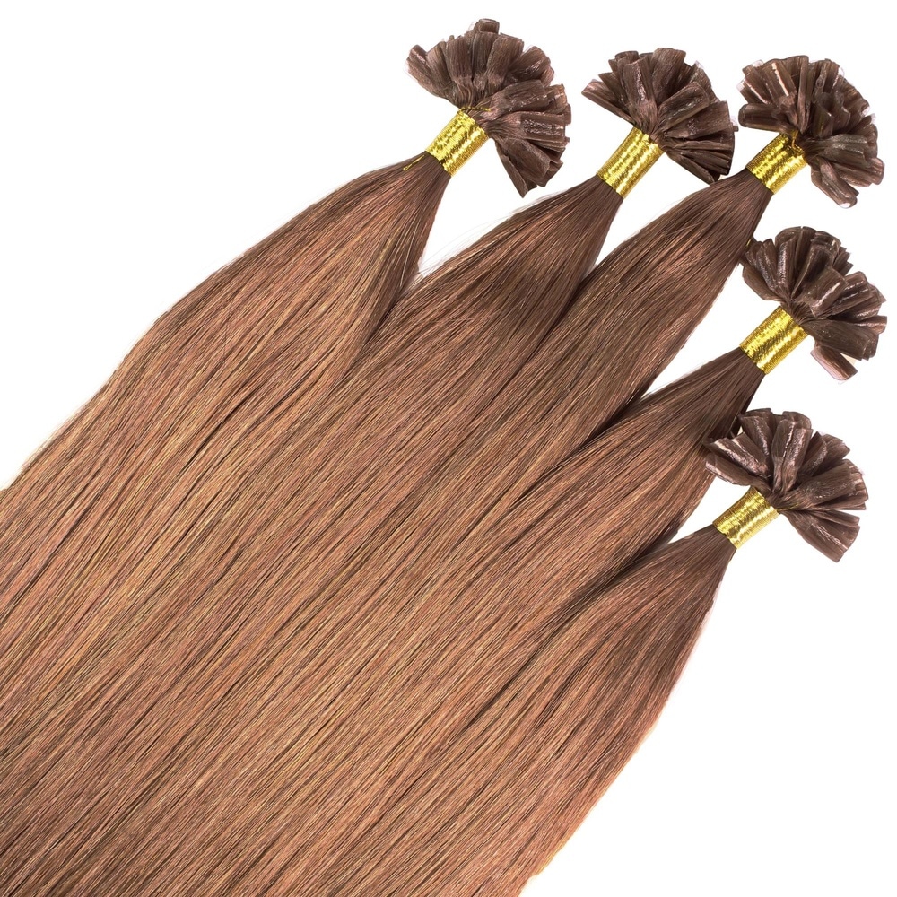 hair2heart Extensions à chaud Bonding Premium cheveux naturels #14 blond foncé 0.5g extensions