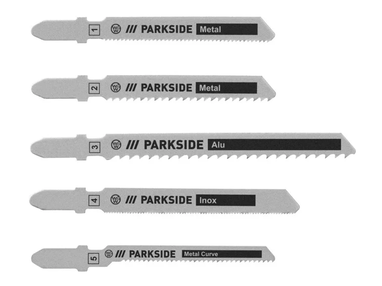 Serra vertical de 5 lâminas PARKSIDE® Zestaw PSTZ 3 A1