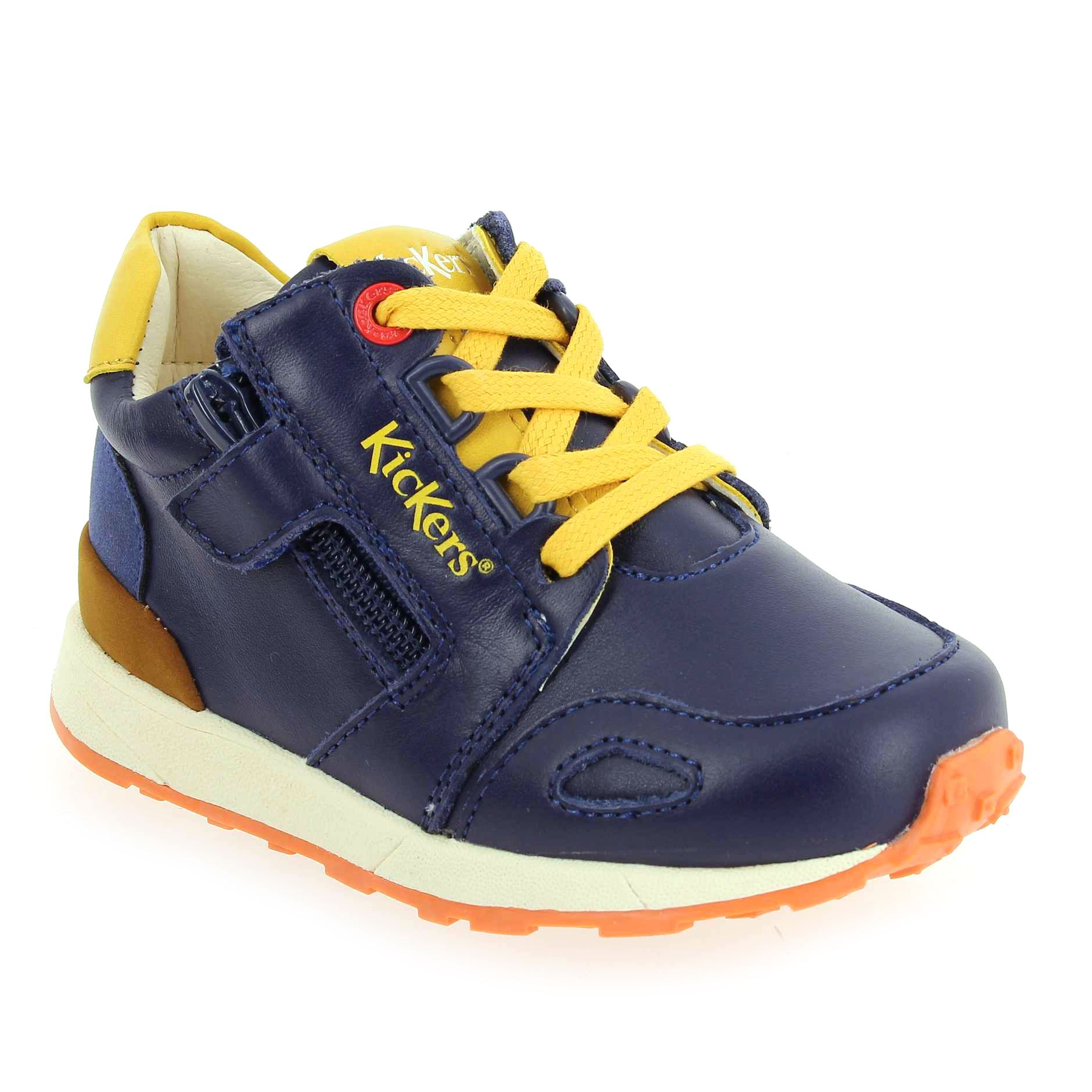 Kickers  DENVER MID - Marine Jaune