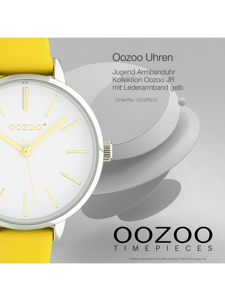 Oozoo Analog-Armbanduhr Oozoo JR gelb mittel (ca. 34mm) günstig kaufen onesize