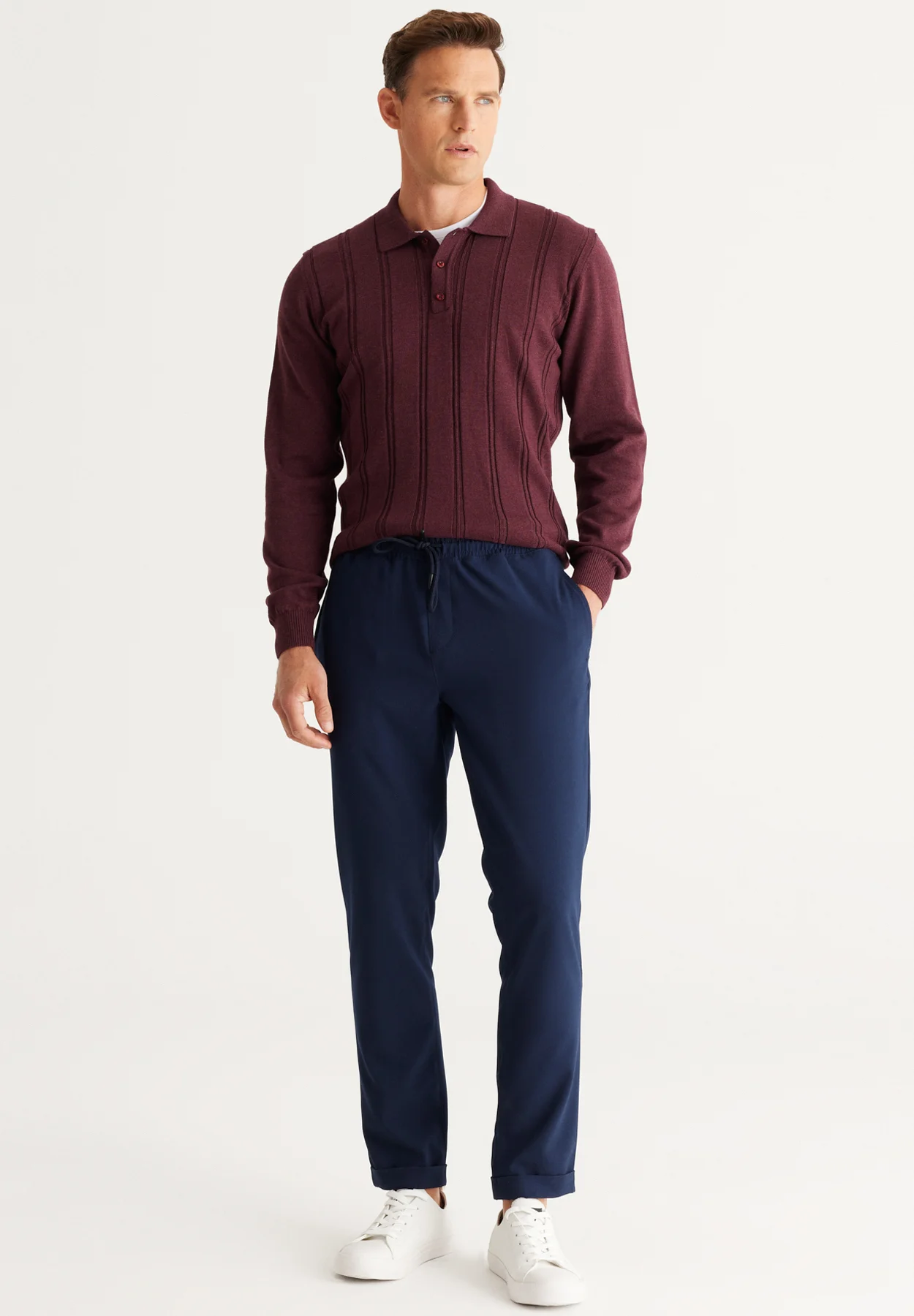 AC&CO / ALTINYILDIZ CLASSICS CASUAL SIDE POCKET WAIST TIE - Pantalones