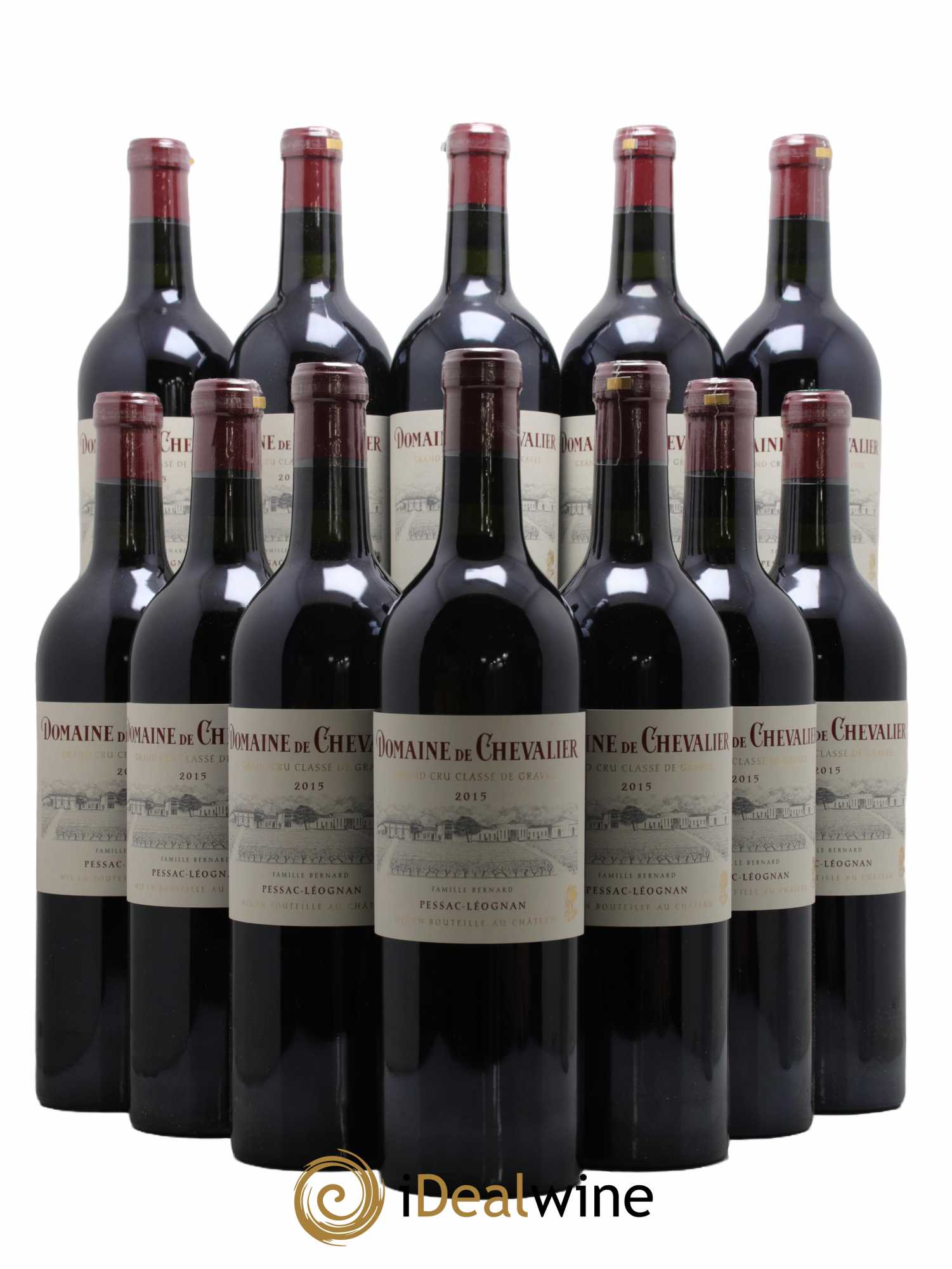 Domaine de Chevalier Cru Classé de Graves  2015 - Lot de 12 Bouteilles