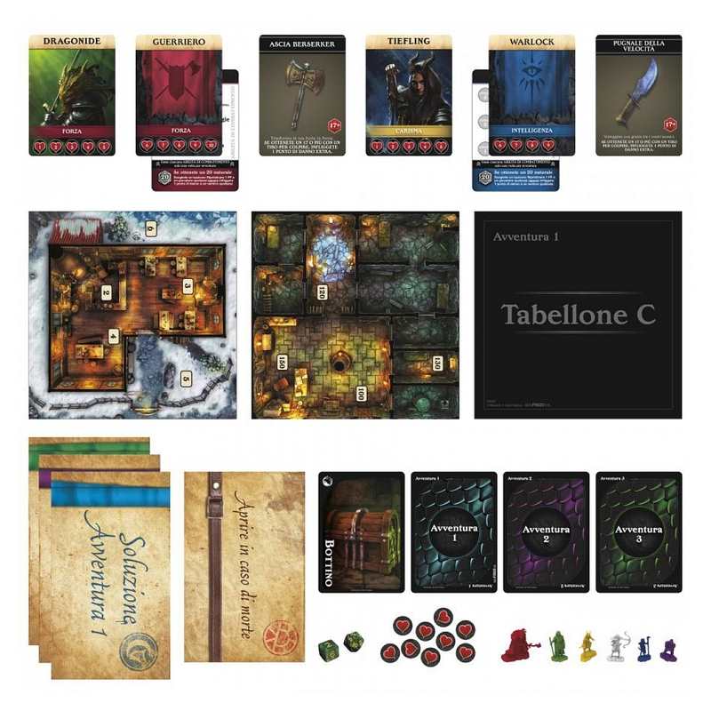 Dungeons et dragons : chaos à padhiver, jeu d'enquête Hasbro