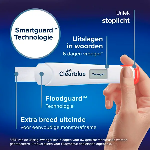Clearblue Ultra Early Digital Nosečnost Test Medicinski pripomoček