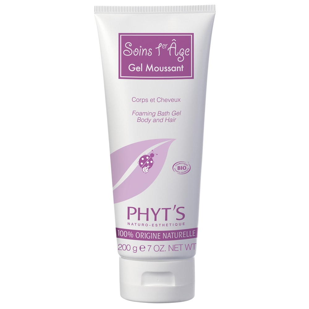 phyt's Gel Moussant Bébé Gel moussant bébé 2 en 1 corps et cheveux
