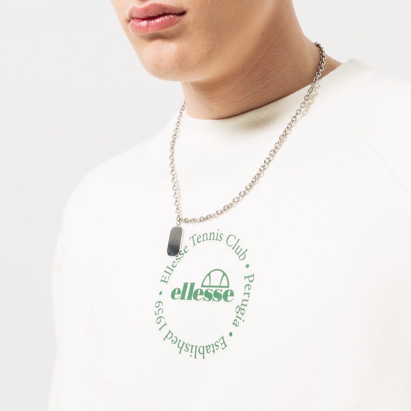 ELLESSE SWEATSHIRT VOLIERO SWEATSHIRT OFF WHT Weiß