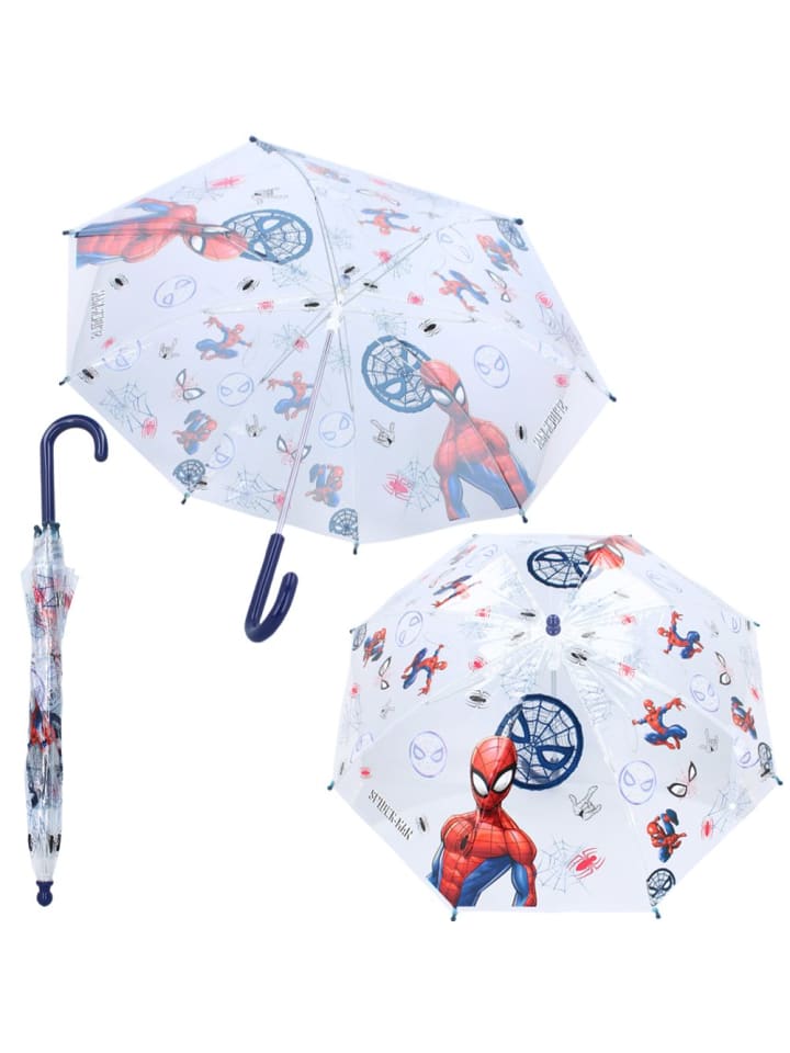Disney Stockschirm transparent | Marvel Spiderman | Kinder Regenschirm günstig kaufen onesize