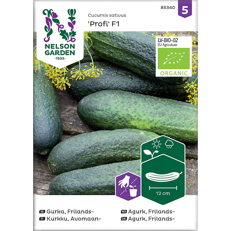 Nelson garden Frø Agurk Drue-, Frilands-, Profi F1
