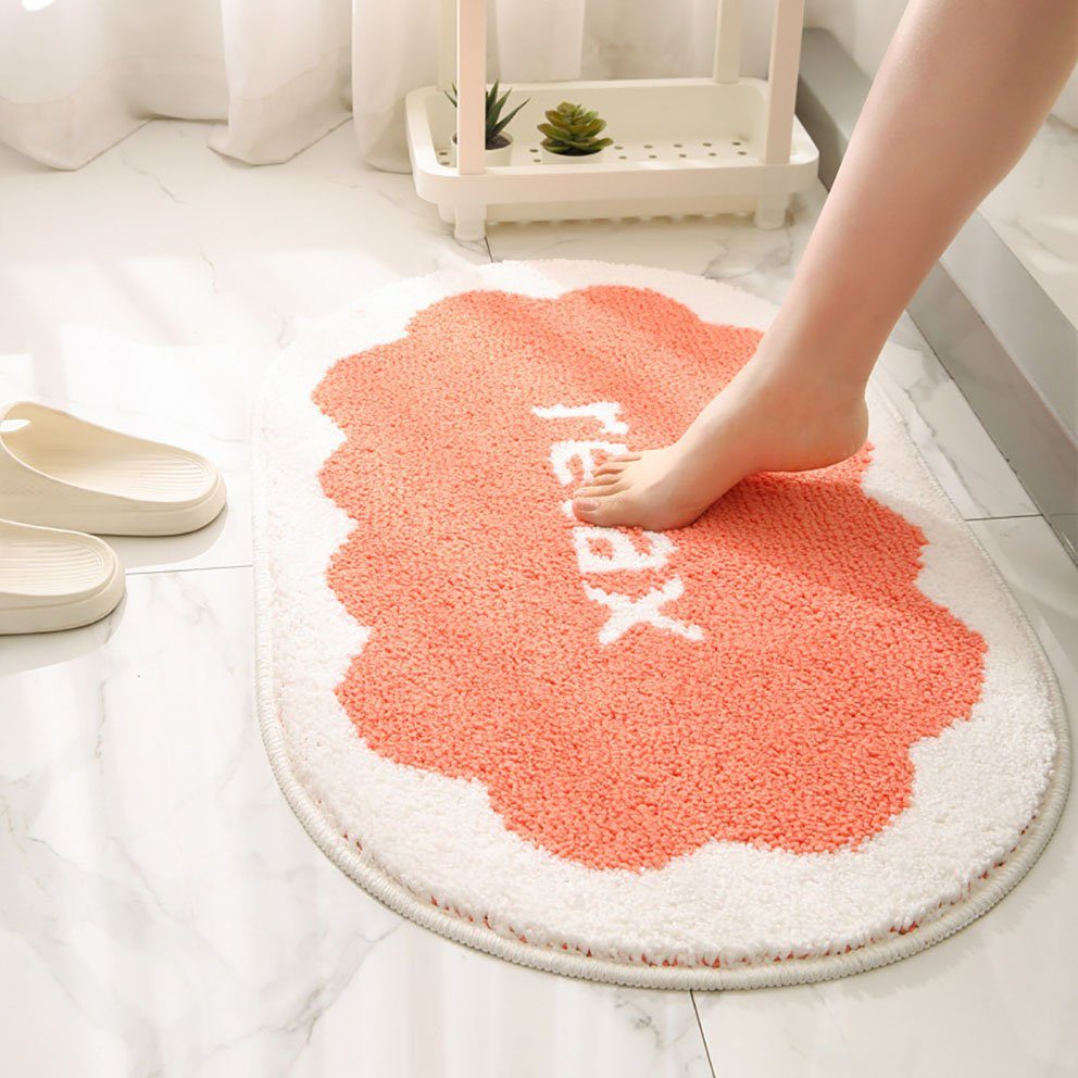 Antirutsch Teppichunterlage Badezimmer Türschwelle Fußmatte Creme Teppich, Tapferer Ping