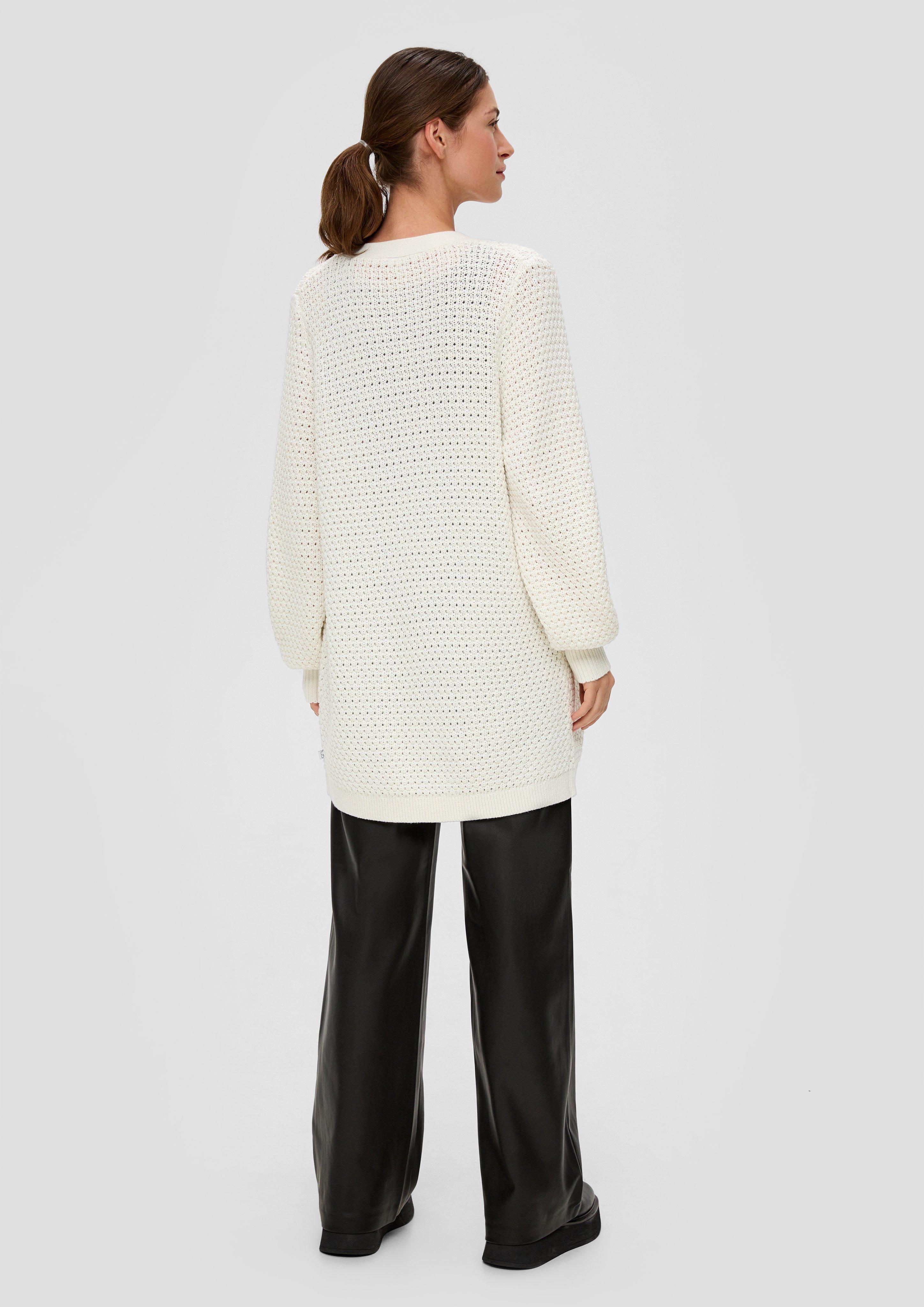Weiche Strickjacke aus Baumwollmix  2138023-0200