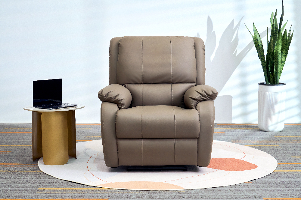 Happy Home Elektrischer Massagesessel mit Beinanhebung & verstellbare Rückenlehne HWP72-BRN