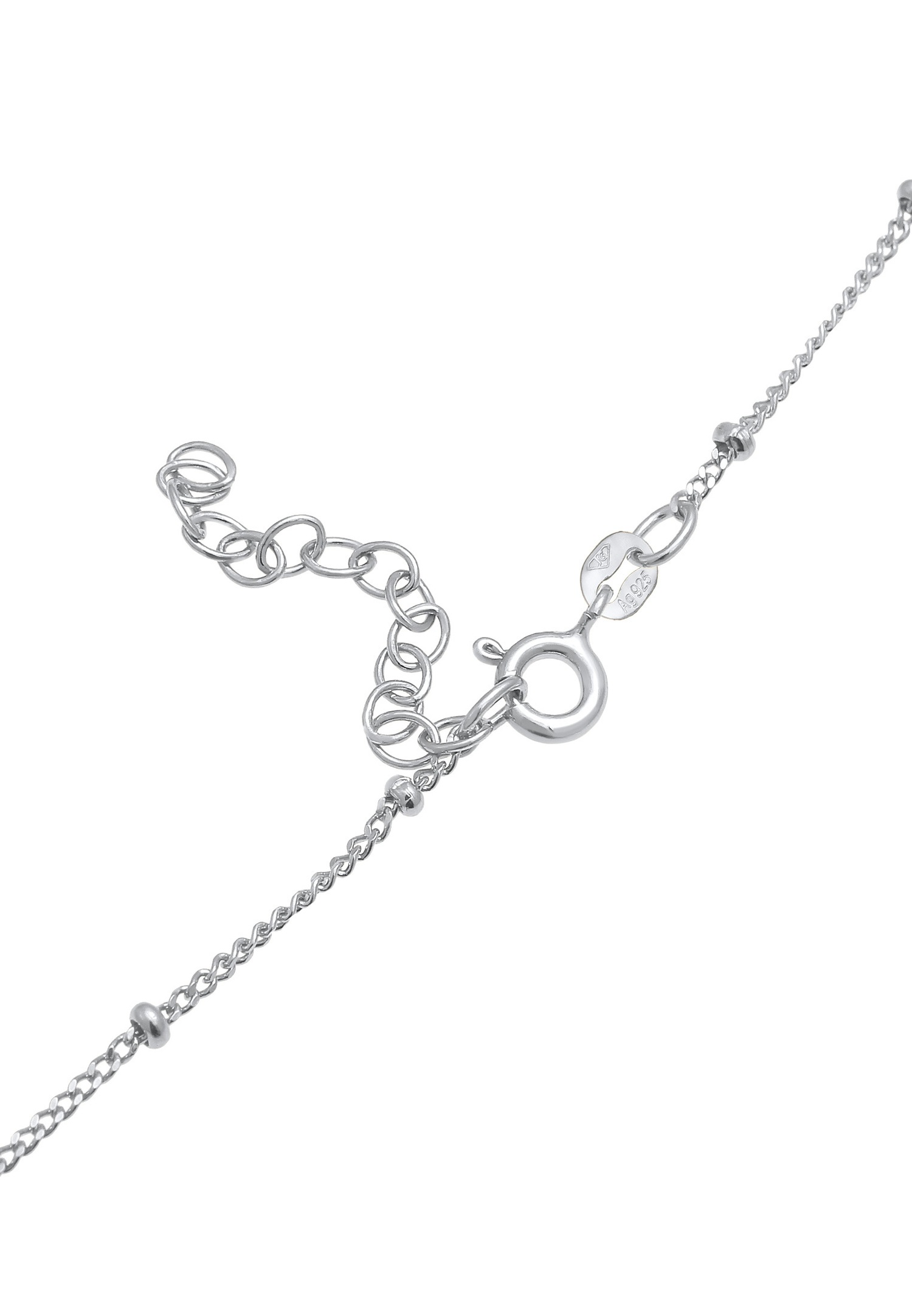 Coliere Elli Astro Half Moon cu bile pentru femei, din argint 925