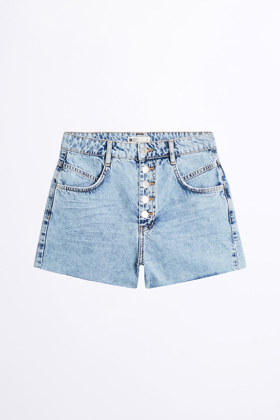Vivi mom denim shorts