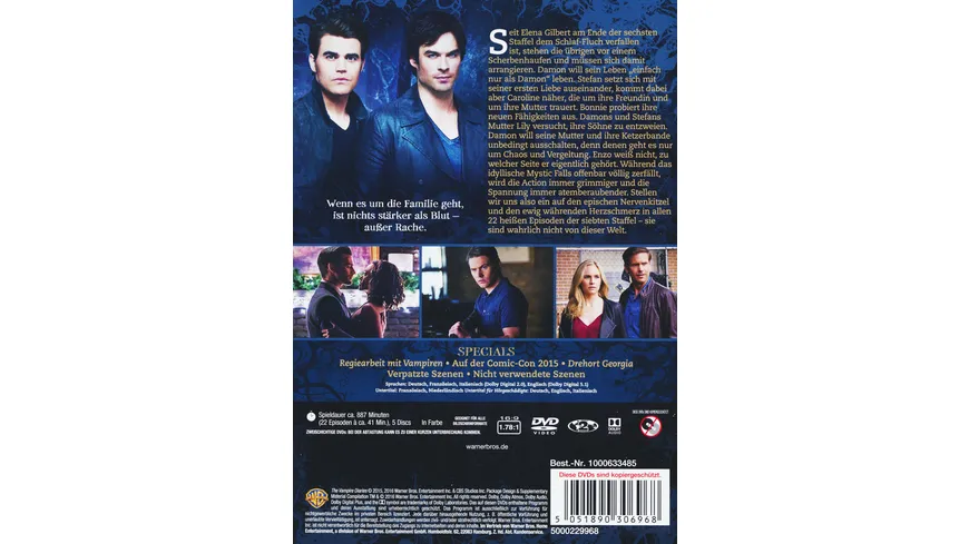 The Vampire Diaries - Staffel 7  [5 DVDs]