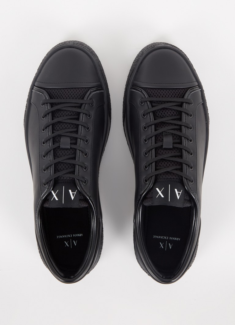 Armani Exchange kožne tenisice s mrežastim detaljima