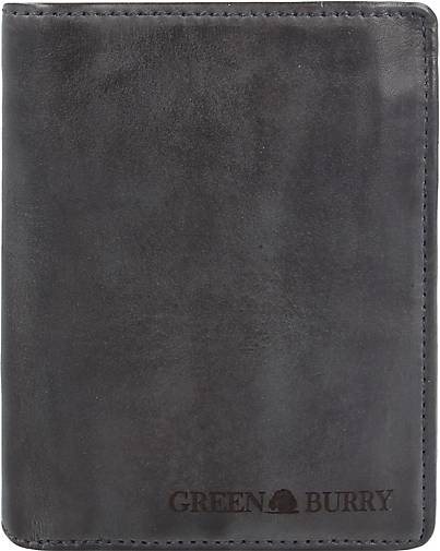 Greenburry Vintage Washed Geldbörse Leder 10 cm